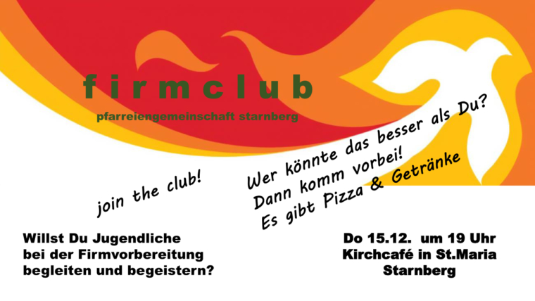 Join the club – wir suchen das Team FIRMCLUB