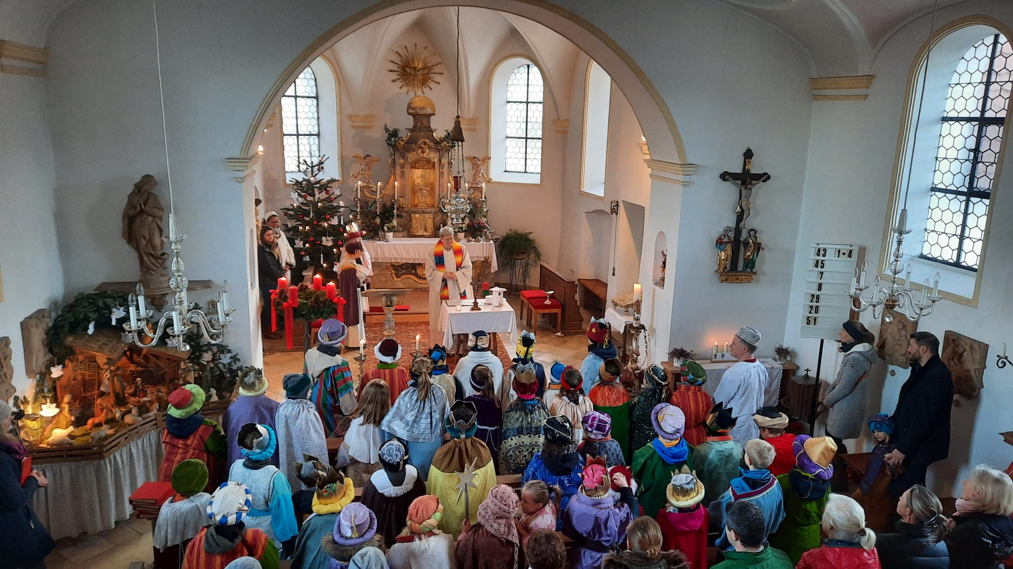 Gottesdienst mit Aussendung der Sternsinger 2022 - Hadorf / Perchting