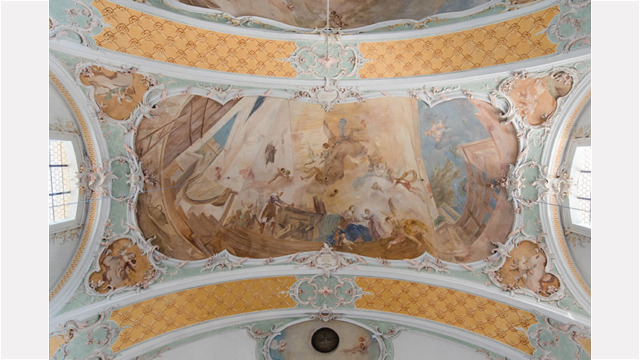 St. Josef, Starnberg, Deckenfresco Hl. Josef