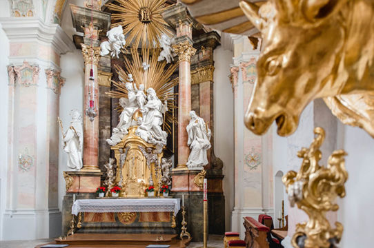 St. Starnberg, Hochaltar , Ignaz Günther